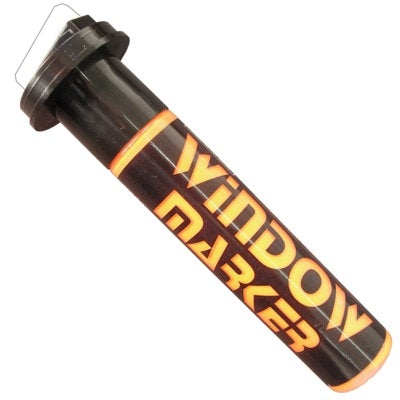 Marcador Para Vidro Window Marker Laranja Fluorescente